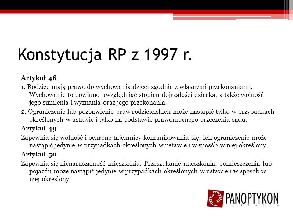 Konstytucja RP z 1997 r.