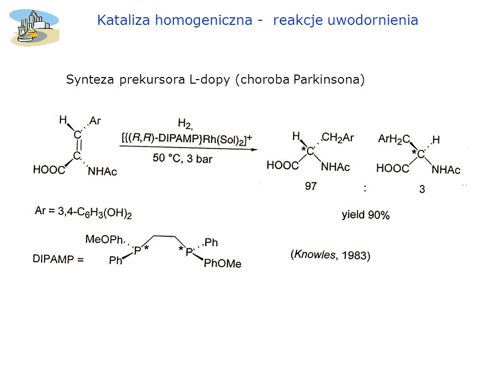 Kataliza homogeniczna - reakcje uwodornienia