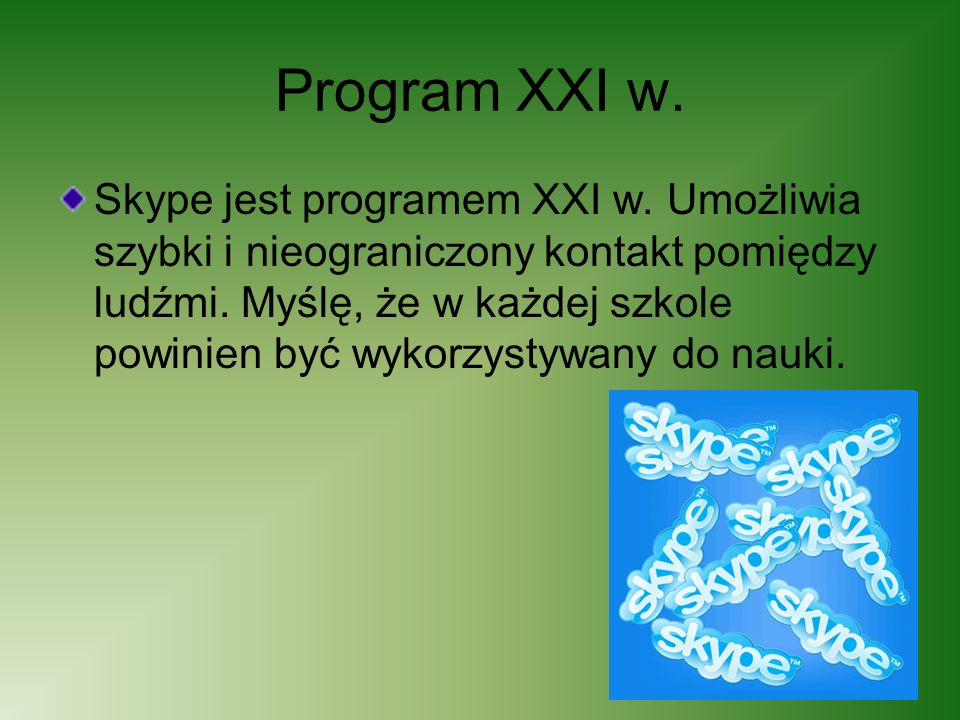 Program XXI w.