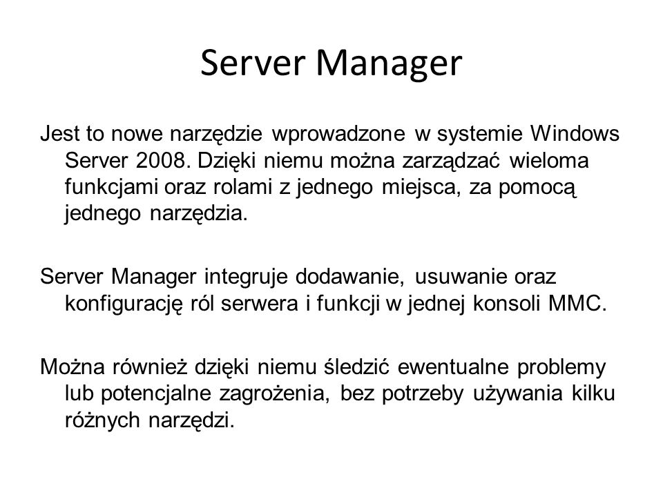Server Manager