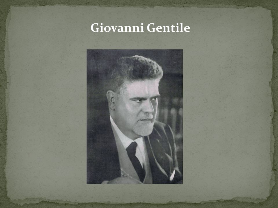 Giovanni Gentile