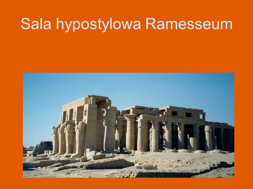 Sala hypostylowa Ramesseum