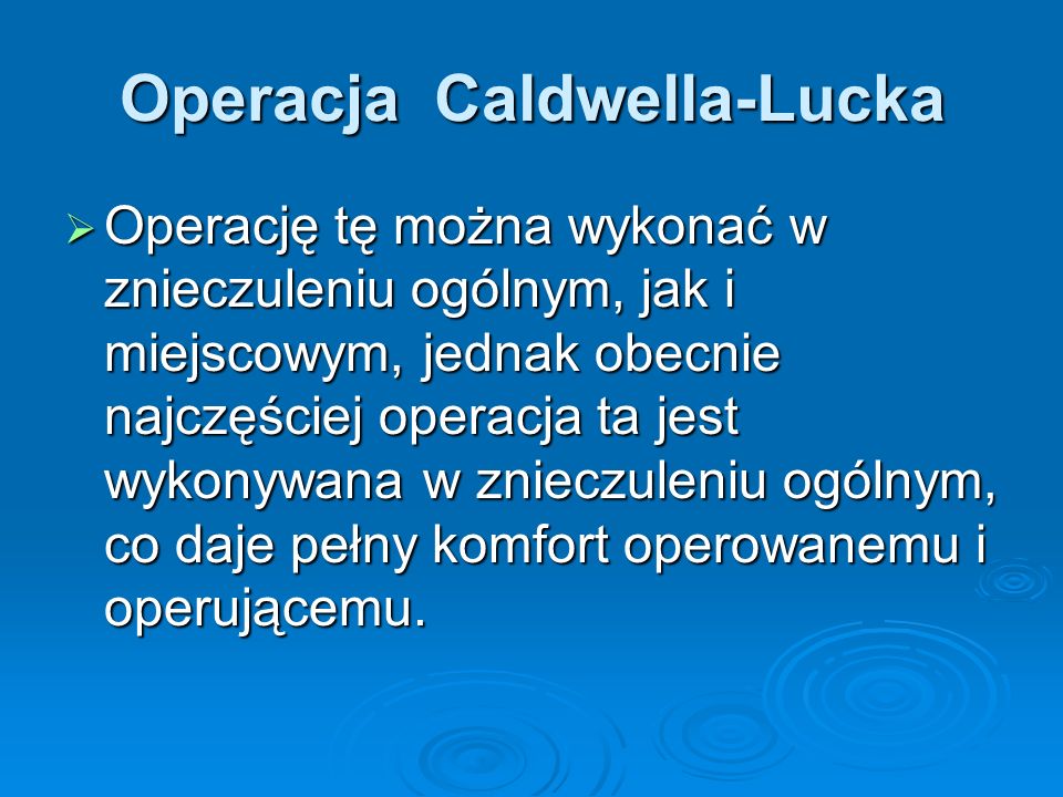 Operacja Caldwella-Lucka