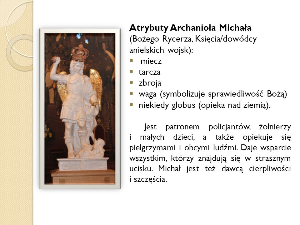 Atrybuty Archanioła Michała