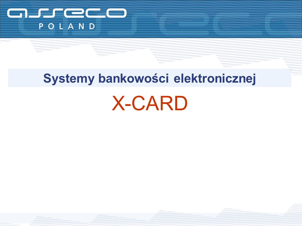 Systemy bankowości elektronicznej