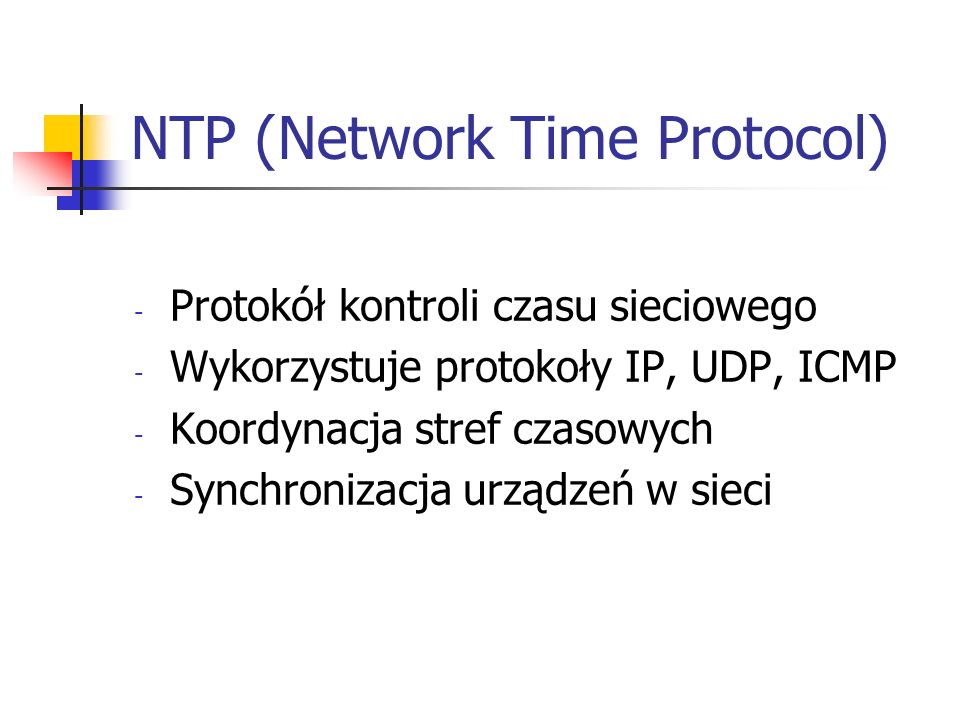 NTP (Network Time Protocol)