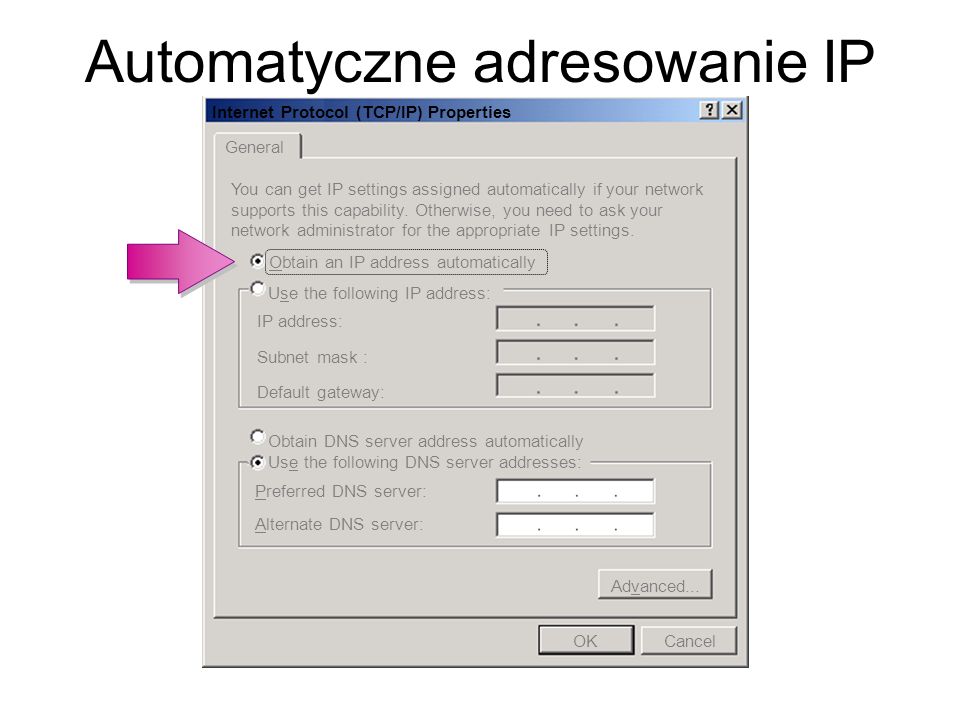 Automatyczne adresowanie IP