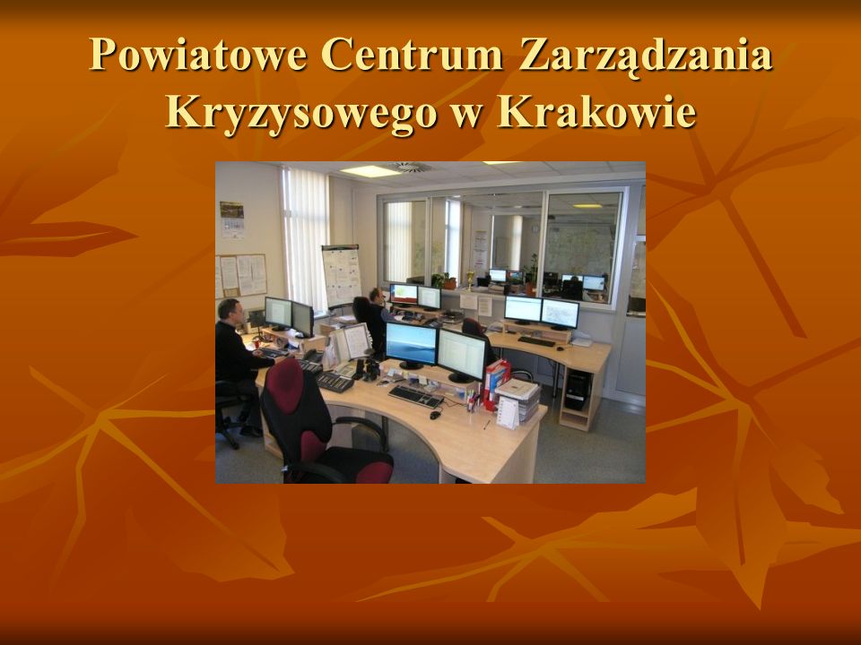 Powiatowe Centrum Zarządzania Kryzysowego w Krakowie