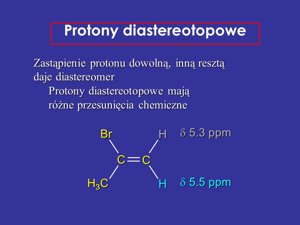 Protony diastereotopowe