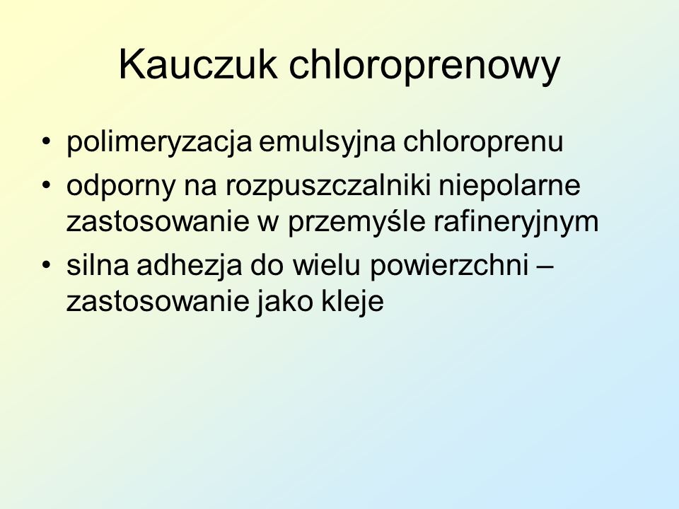 Kauczuk chloroprenowy