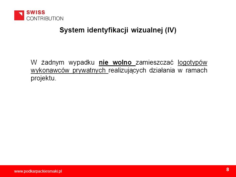 System identyfikacji wizualnej (IV)