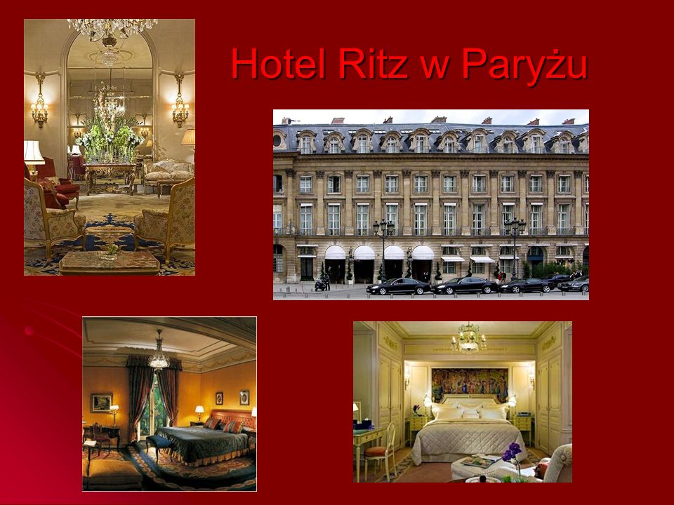 Hotel Ritz w Paryżu