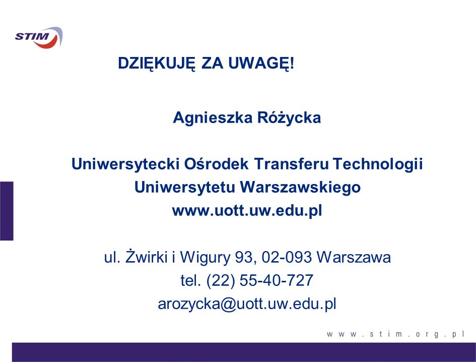 Uniwersytecki Ośrodek Transferu Technologii Uniwersytetu Warszawskiego