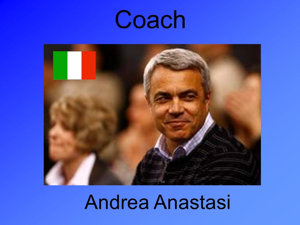 Coach Andrea Anastasi