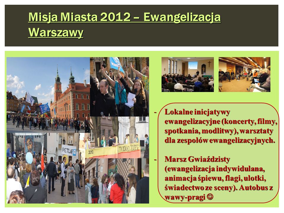 Misja Miasta 2012 – Ewangelizacja Warszawy