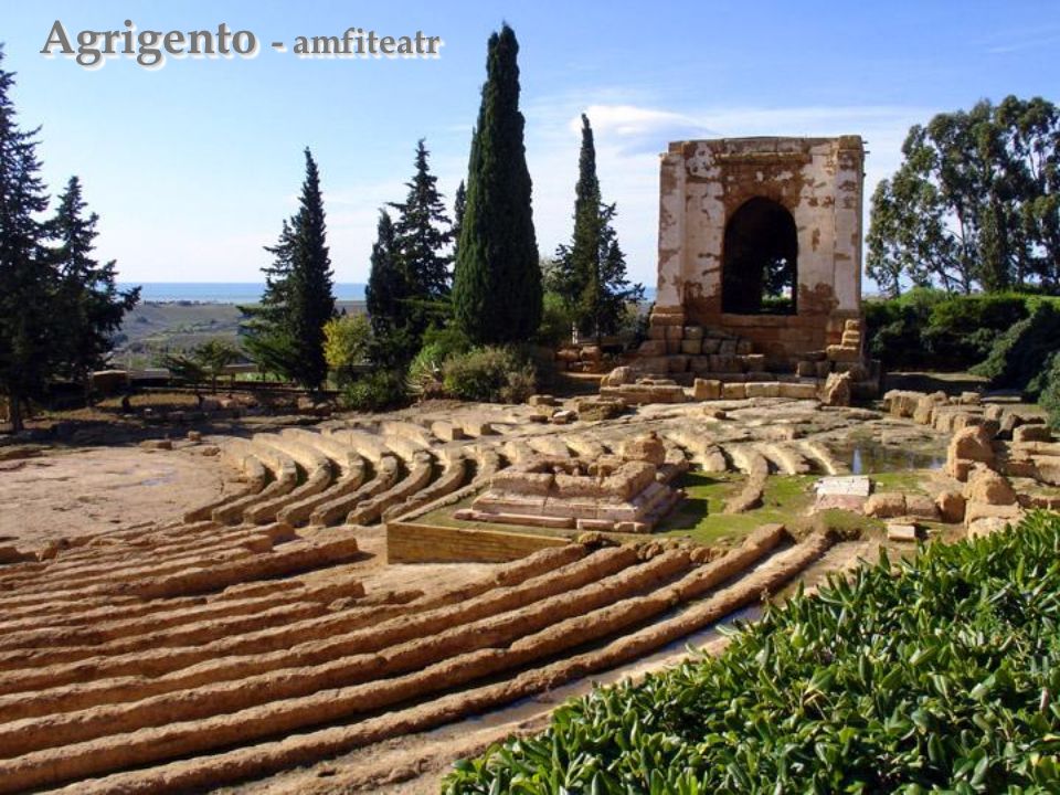 Agrigento - amfiteatr
