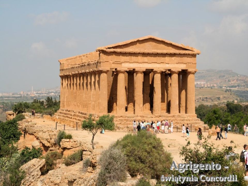 Agrigento – świątynia Concordii