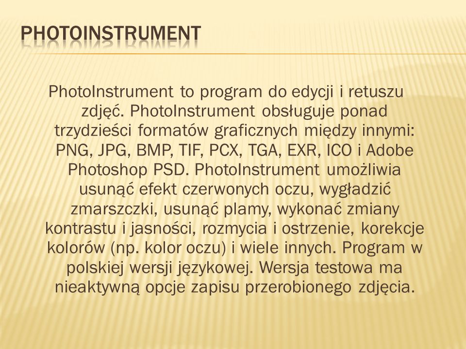 PhotoInstrument