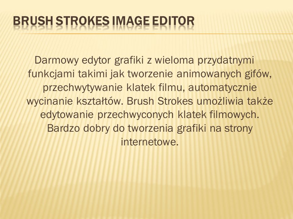 Brush Strokes Image Editor