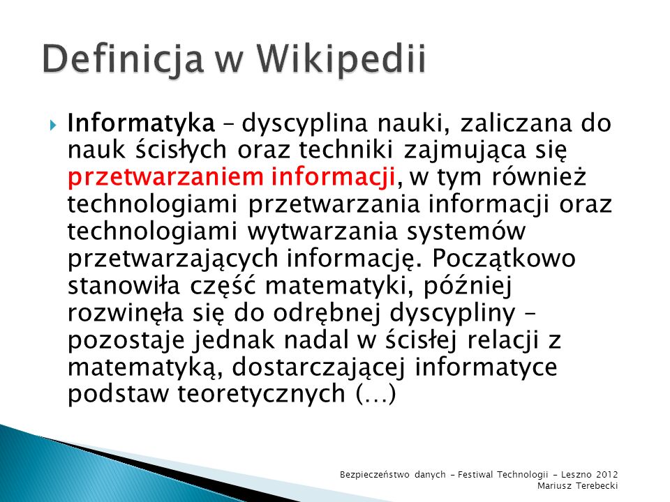 Definicja w Wikipedii