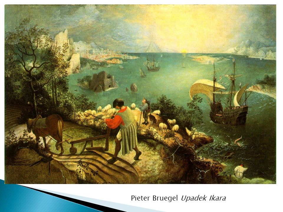 Pieter Bruegel Upadek Ikara