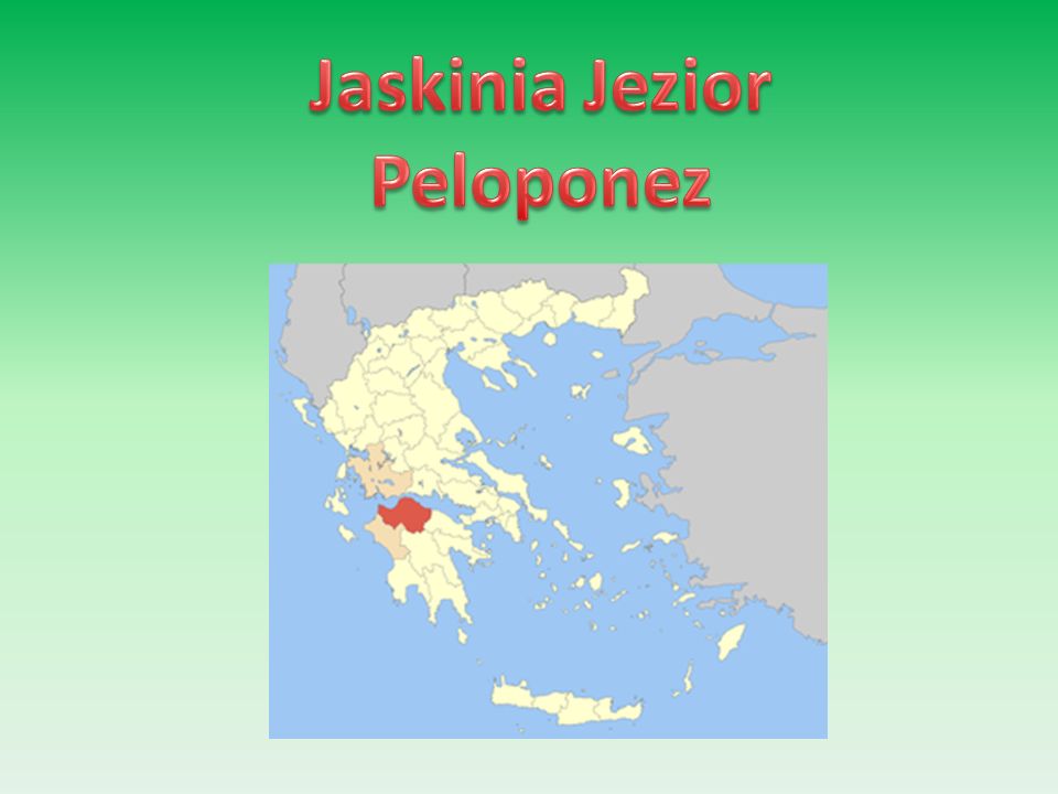Jaskinia Jezior Peloponez