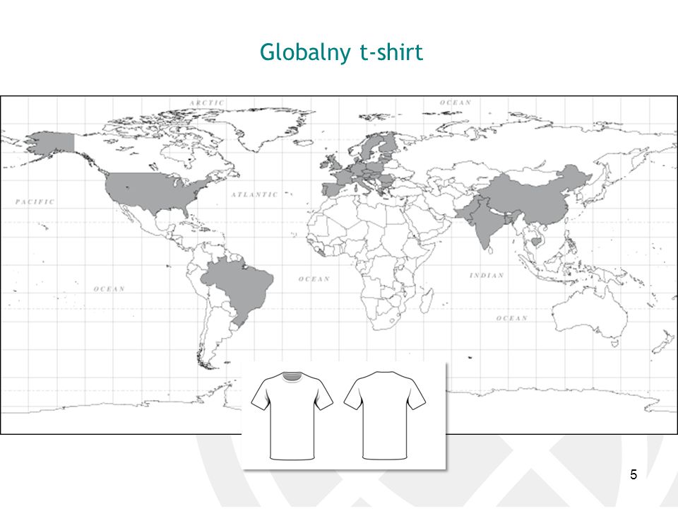 Globalny t-shirt