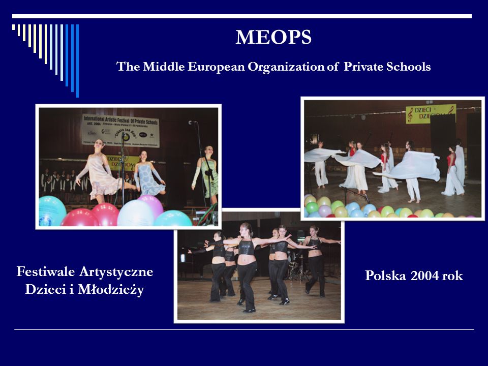 MEOPS Festiwale Artystyczne Dzieci i Młodzieży Polska 2004 rok