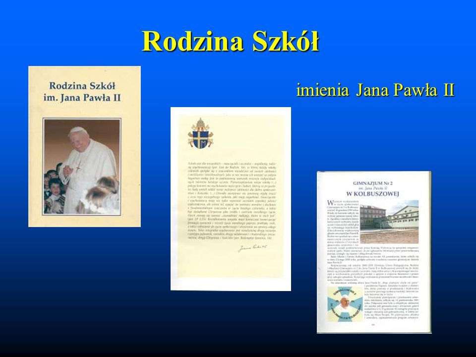 Rodzina Szkół imienia Jana Pawła II