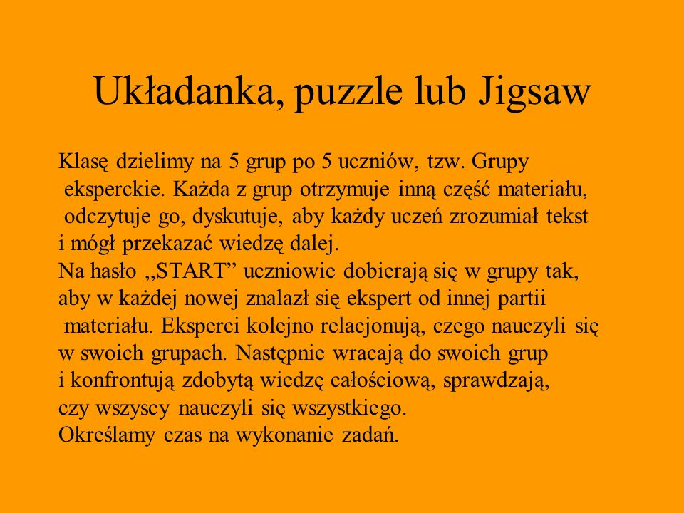 Układanka, puzzle lub Jigsaw