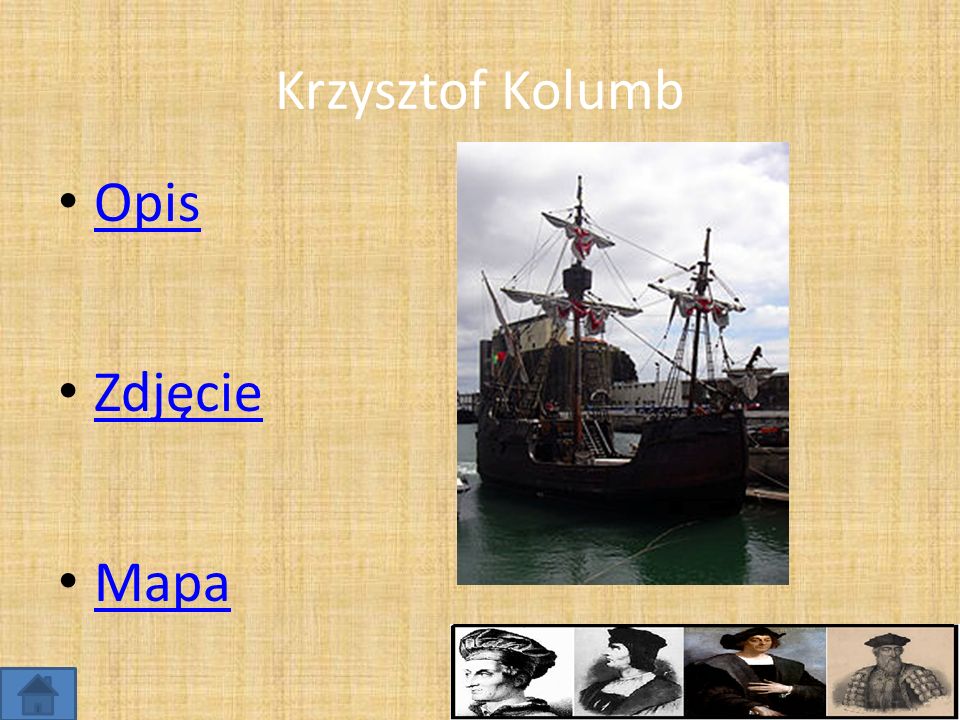 Krzysztof Kolumb Opis Zdjęcie Mapa