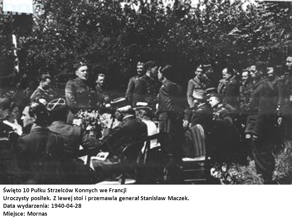 Święto 10 Pułku Strzelców Konnych we Francji