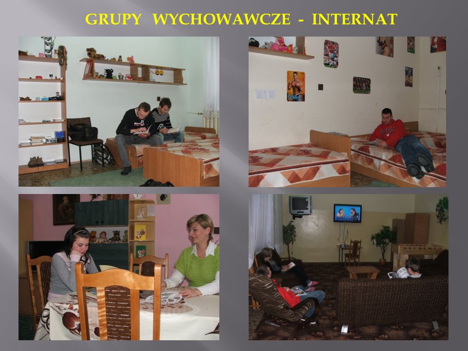 GRUPY WYCHOWAWCZE - INTERNAT