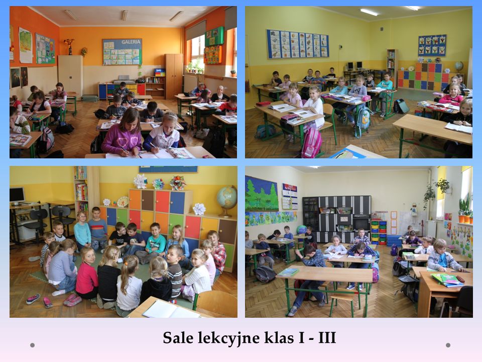 Sale lekcyjne klas I - III