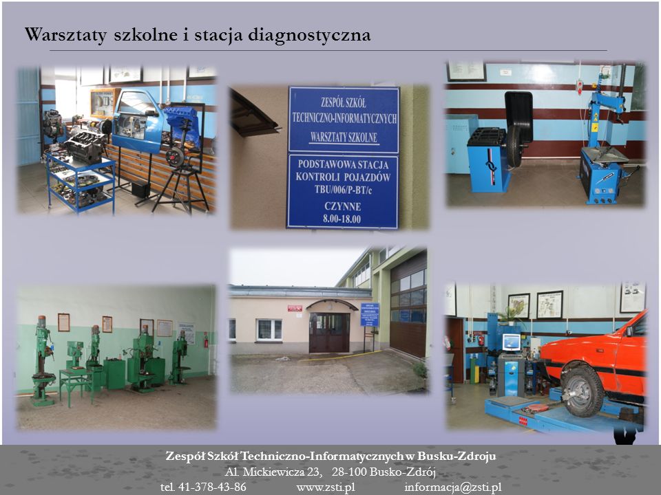 Warsztaty szkolne i stacja diagnostyczna