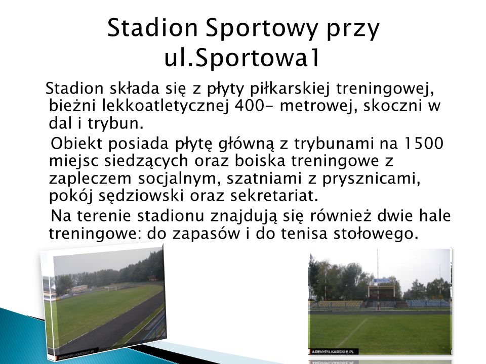 Stadion Sportowy przy ul.Sportowa1