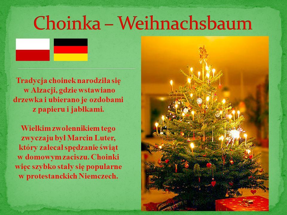 Choinka – Weihnachsbaum