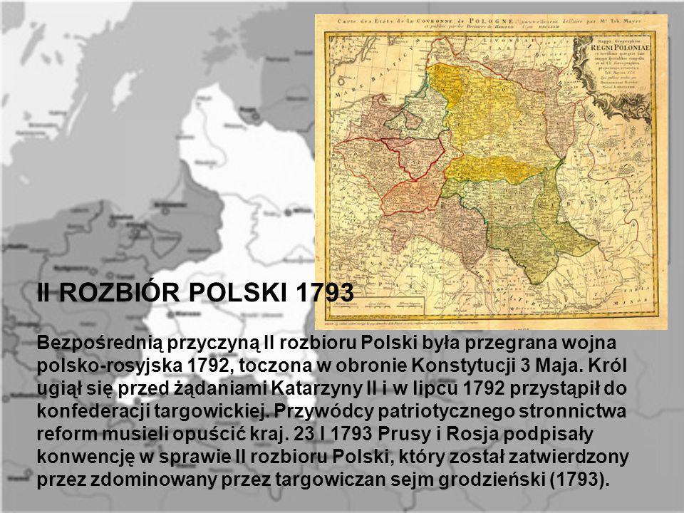 II ROZBIÓR POLSKI 1793