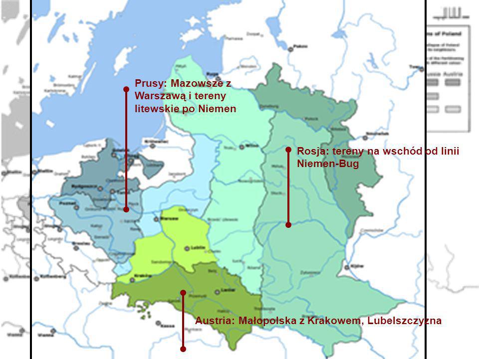 Prusy: Mazowsze z Warszawą i tereny litewskie po Niemen