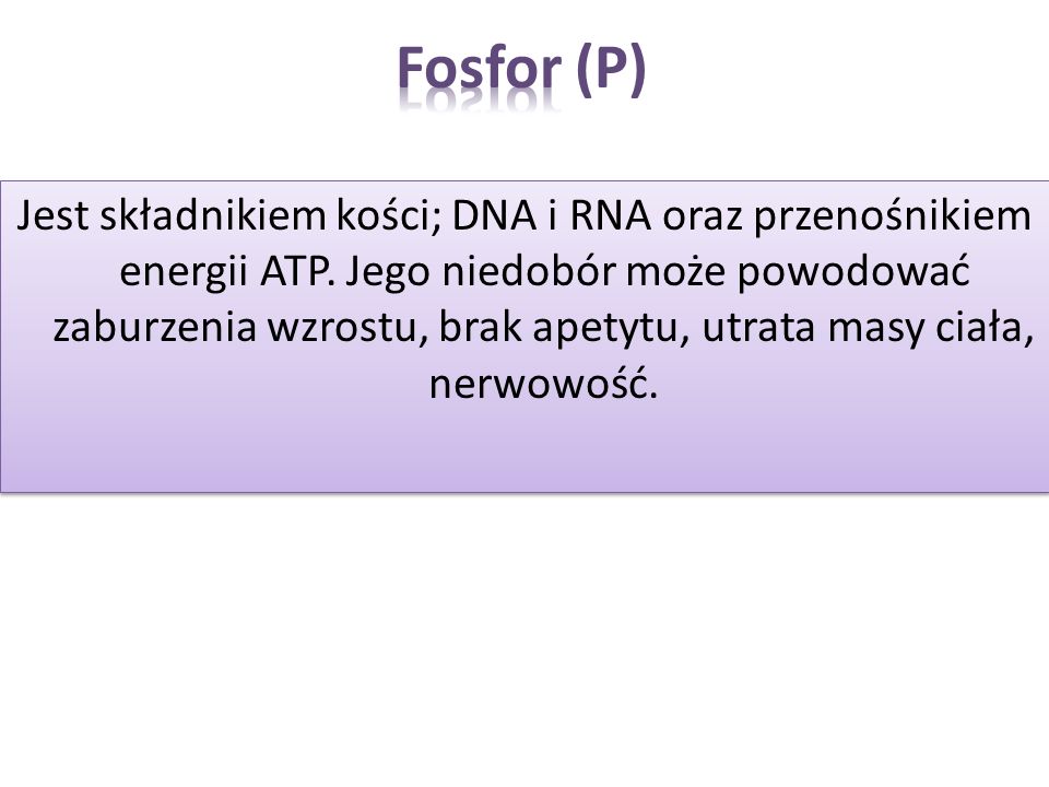 Fosfor (P)