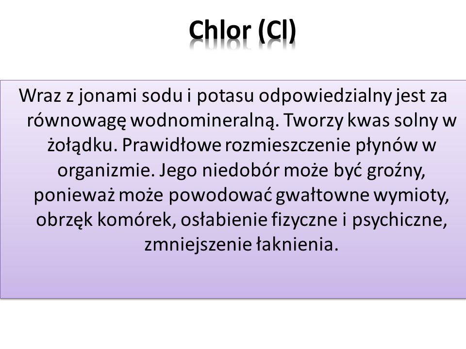 Chlor (Cl)