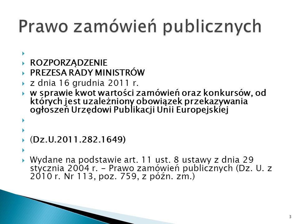 Prawo Zamówień Publicznych - Ppt Pobierz