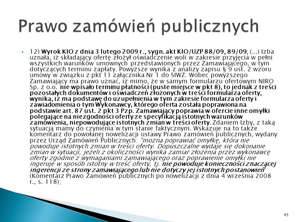 Prawo Zamówień Publicznych - Ppt Pobierz