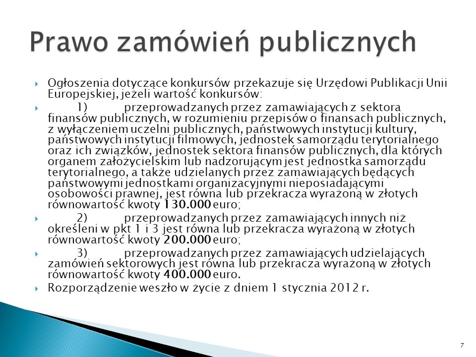 Prawo Zamówień Publicznych - Ppt Pobierz