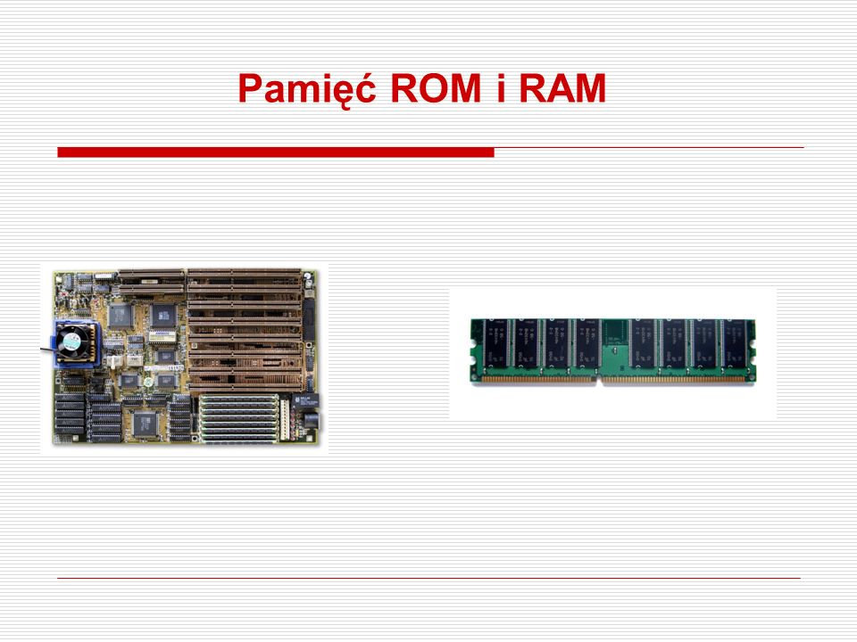 Pamięć ROM i RAM