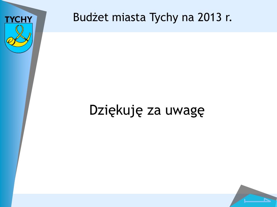 Budżet miasta Tychy na 2013 r.