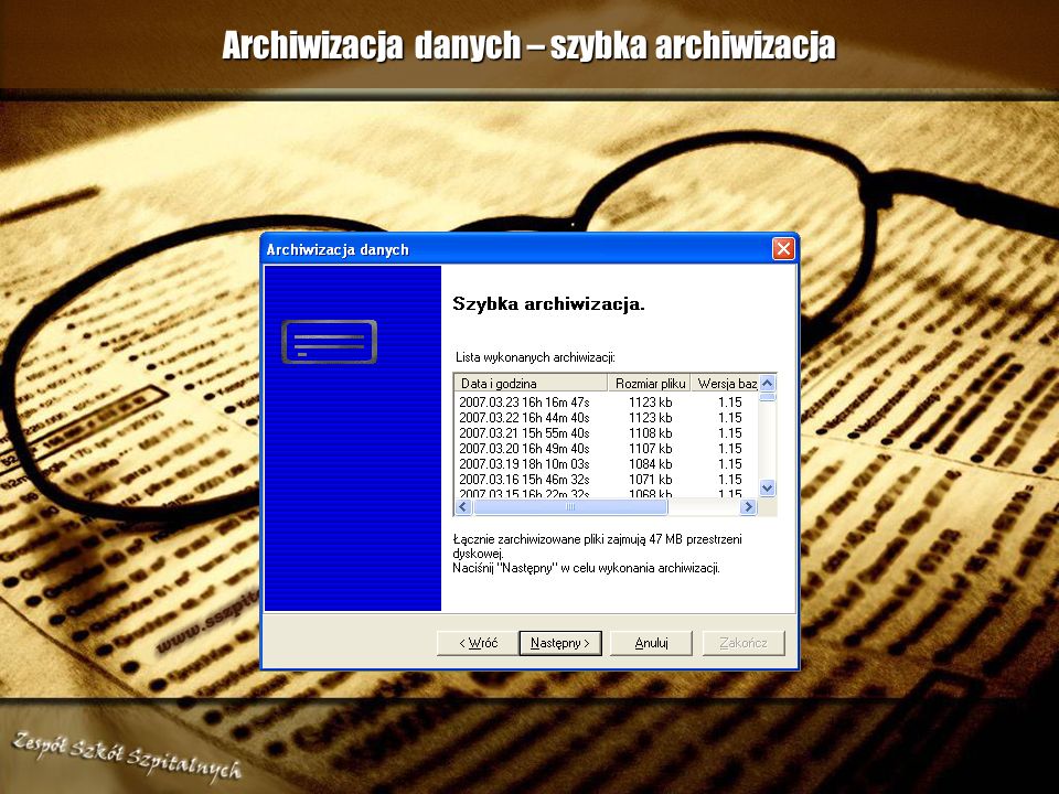Archiwizacja danych – szybka archiwizacja
