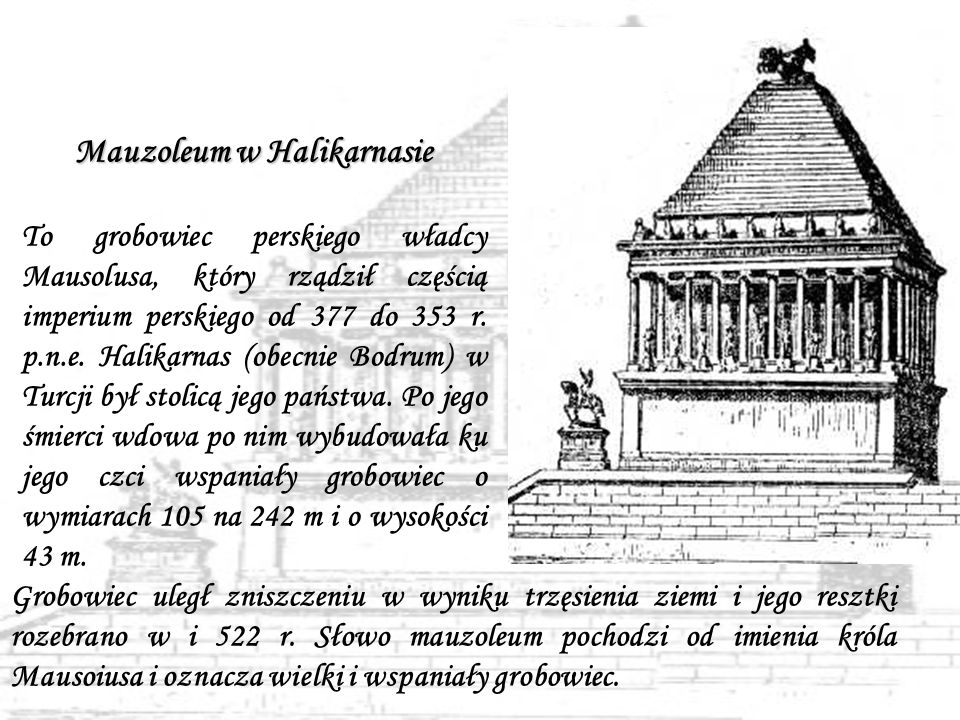 Mauzoleum w Halikarnasie