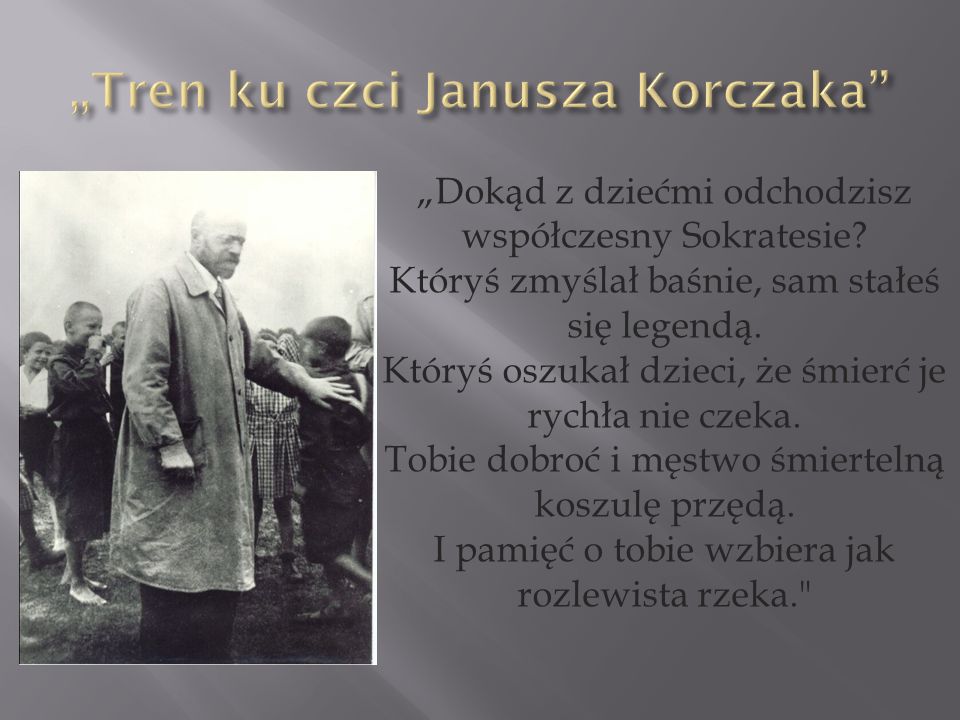 „Tren ku czci Janusza Korczaka