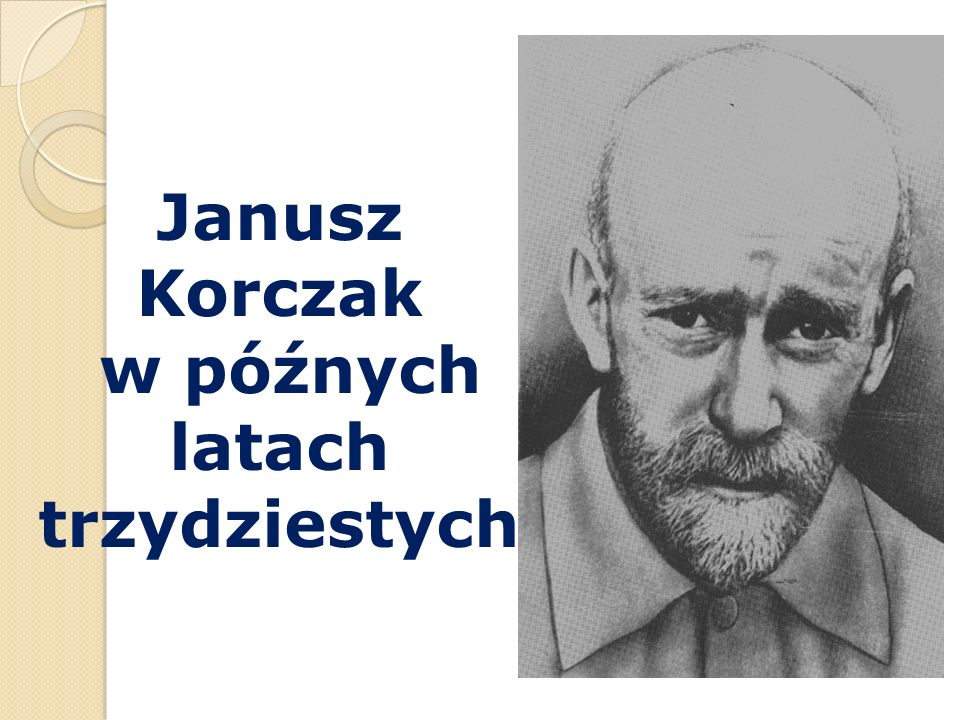 Janusz Korczak w późnych latach trzydziestych
